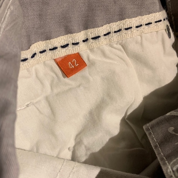 Not The Same N.T.S UK Gray Straight Wide Leg Pants Mid Rise Belted Waist 36" - Picture 16 of 16